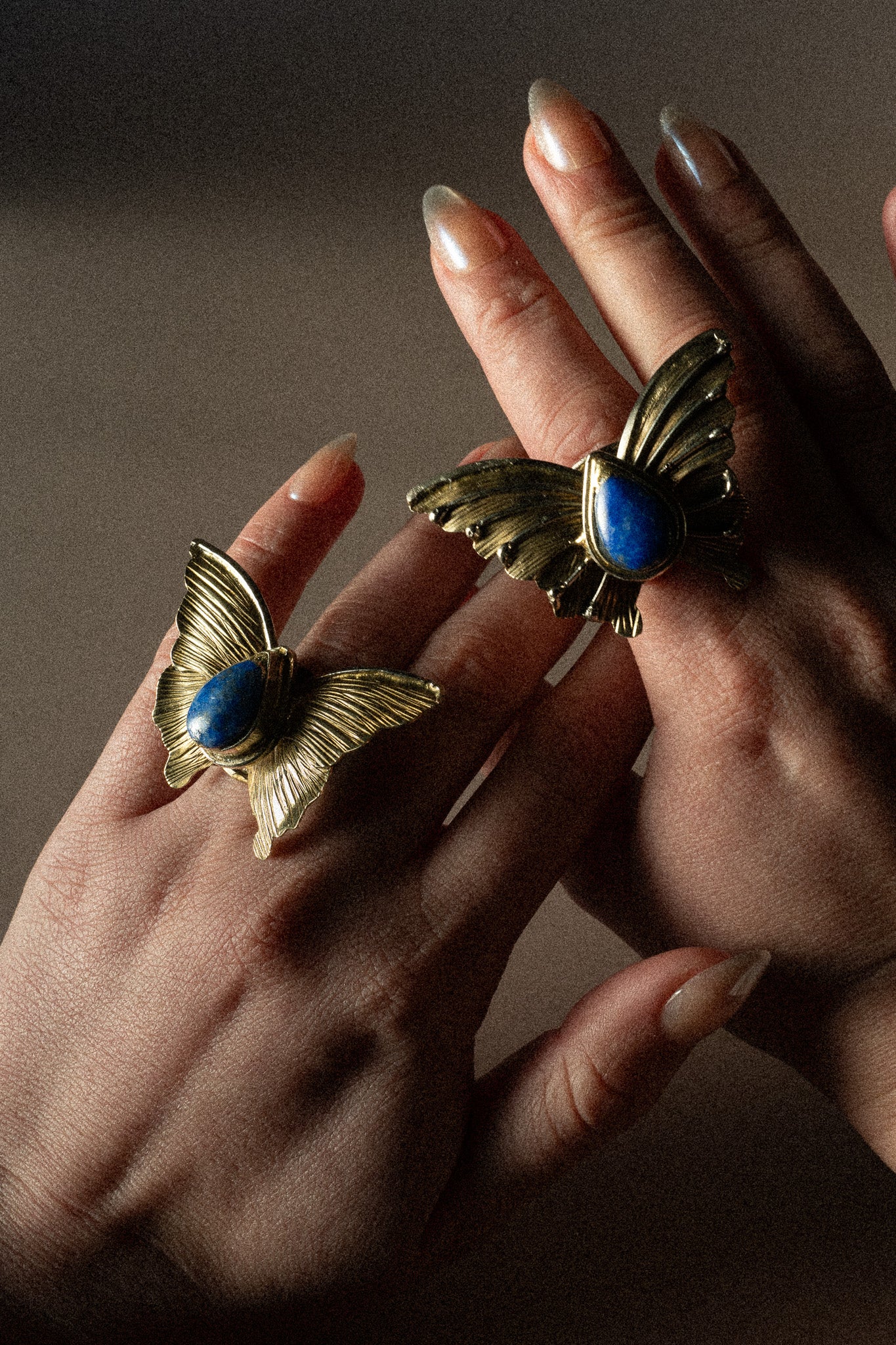 Butterfly stone ring discount