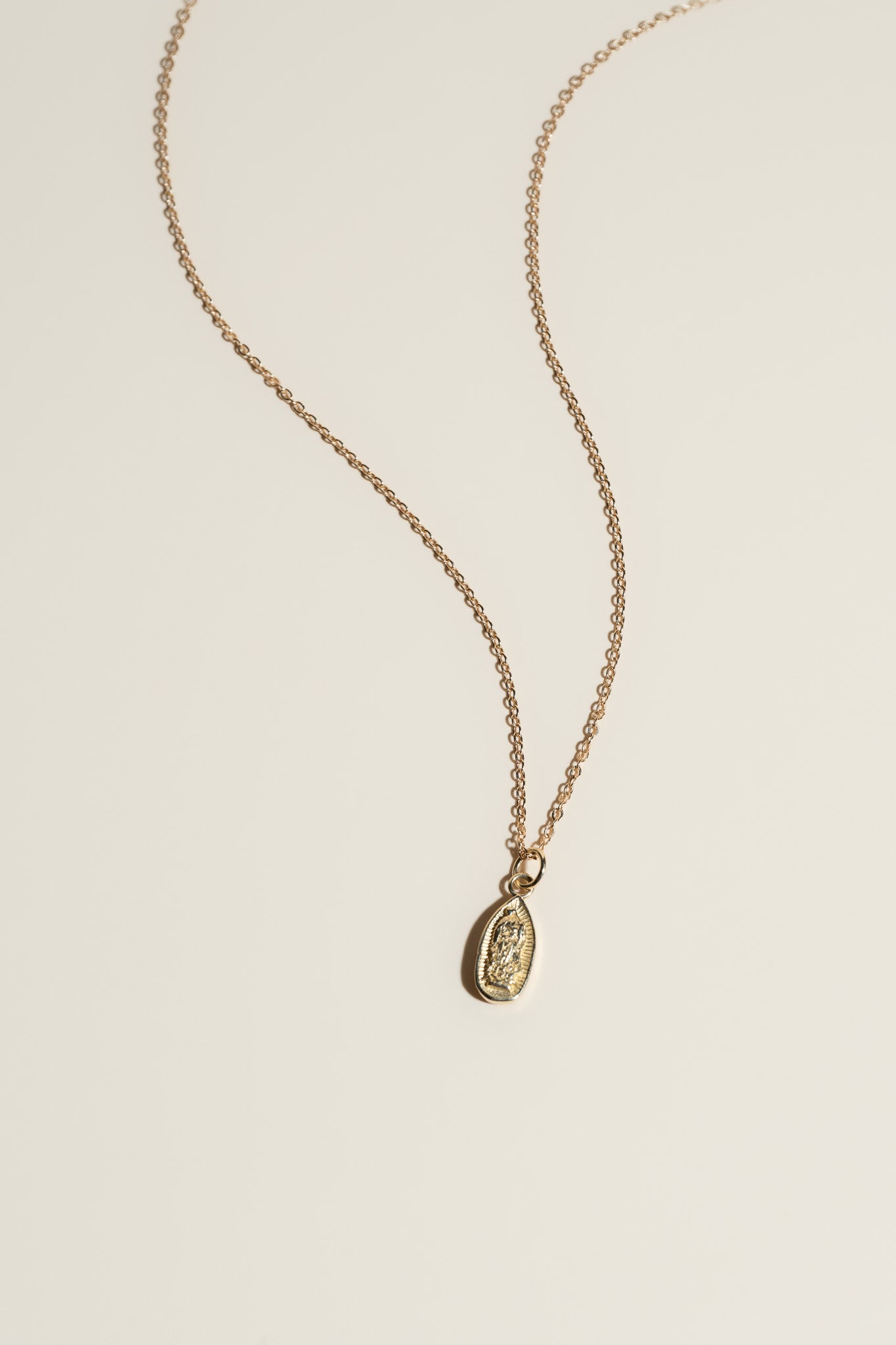 14K Mini Guadalupe Necklace