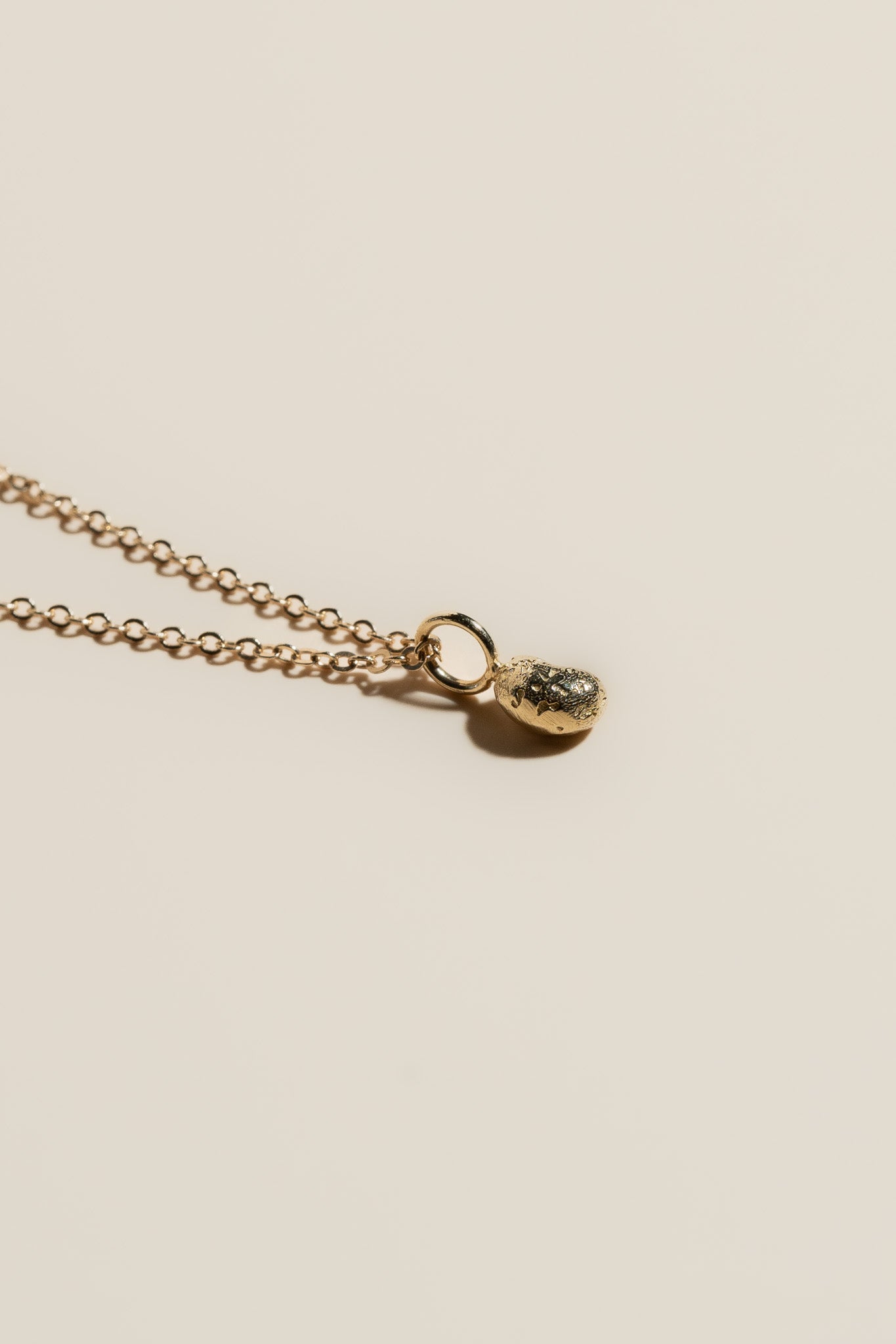 14K Mini Frijolito Necklace