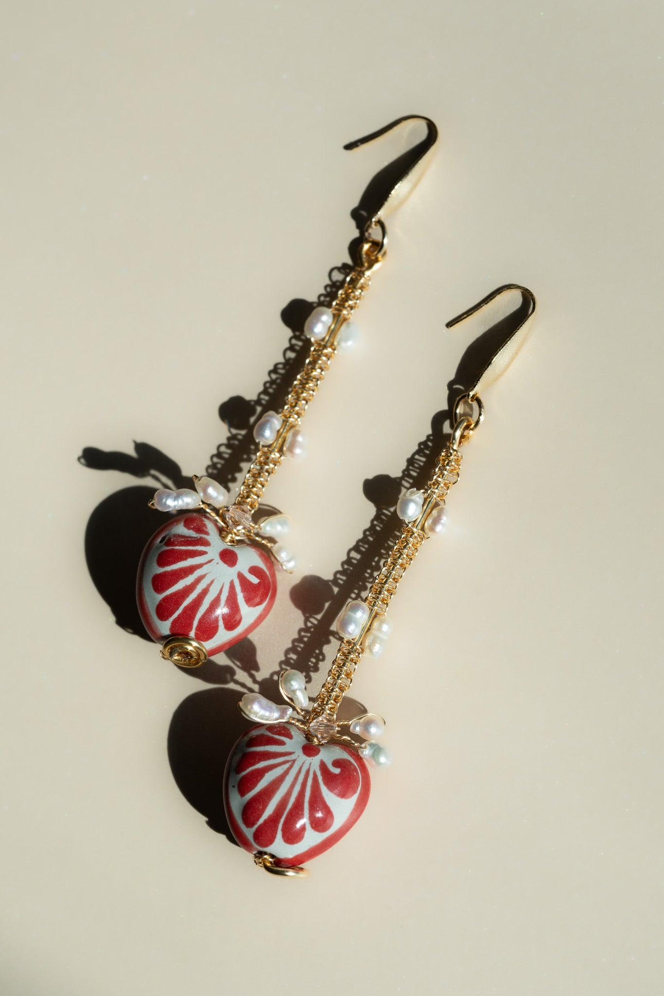 Corazón Talavera Drop Earrings – Cadena Collective