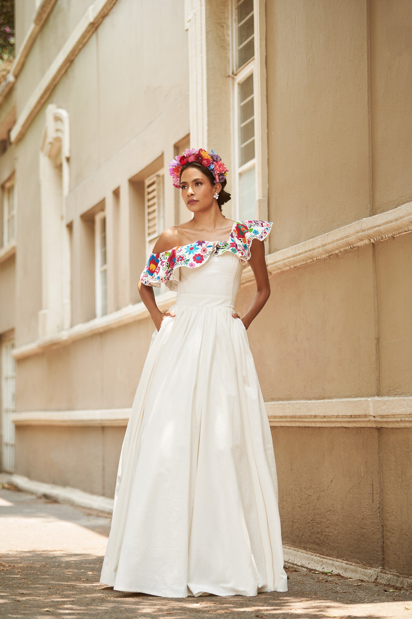 Bridal Designer Mexican Dresses Mexiescarola Dress – Cadena Collective