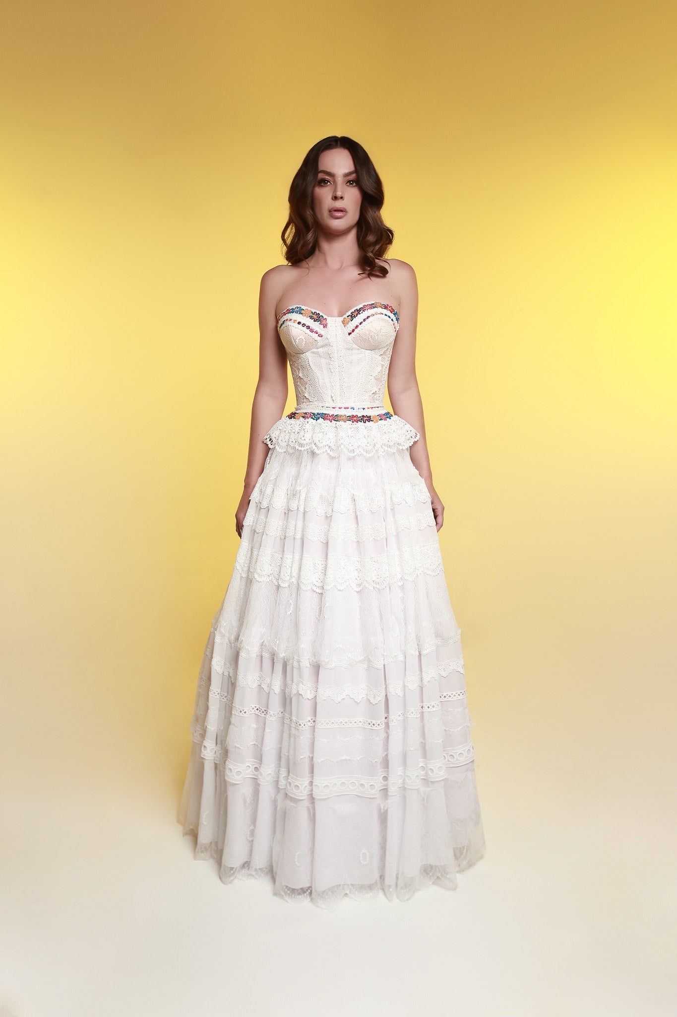 Mexican Embroidered Manta Wedding Dress | Zinacantn, Chiapas Mexican Embroidered Manta Wedding Dress | Zinacantn, Chiapas