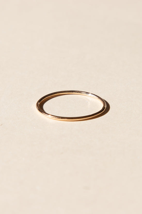 14K Stackable Ring - 1mm