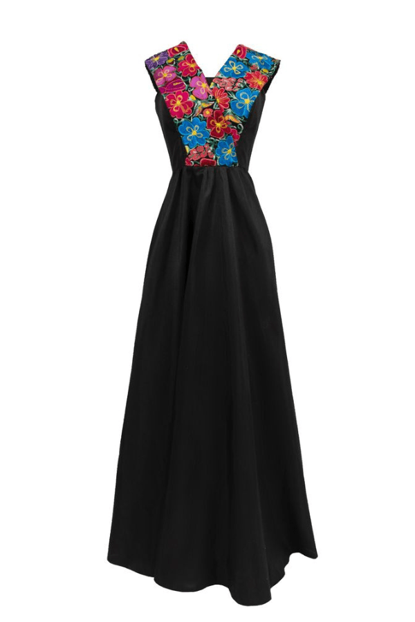 Flores Oaxaca Embroidered Dress - Nayibi Mxico 4XL Flores Oaxaca Embroidered Dress - Nayibi Mxico 4XL