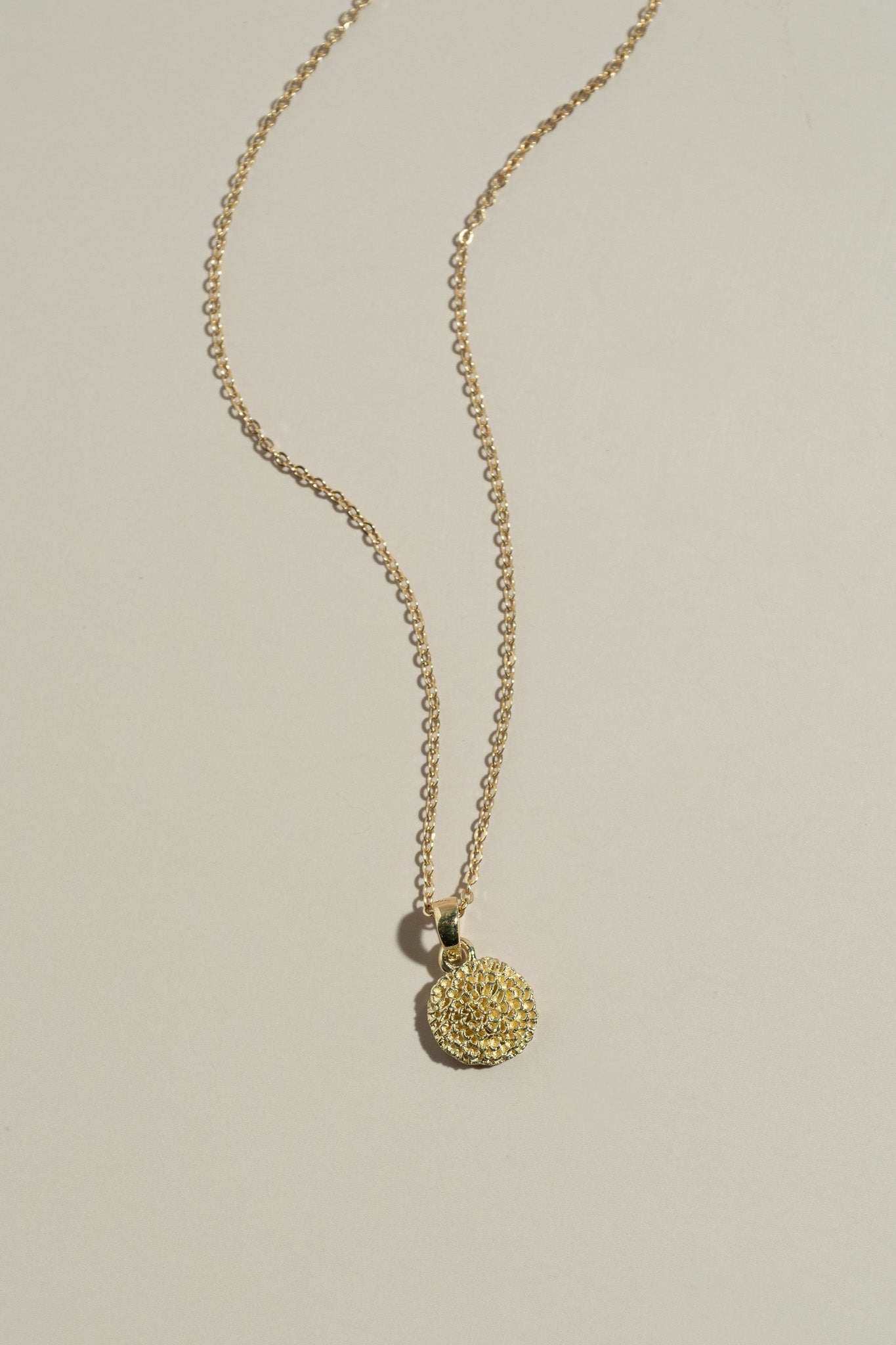 14K Cempasúchil Necklace - Cadena Collective