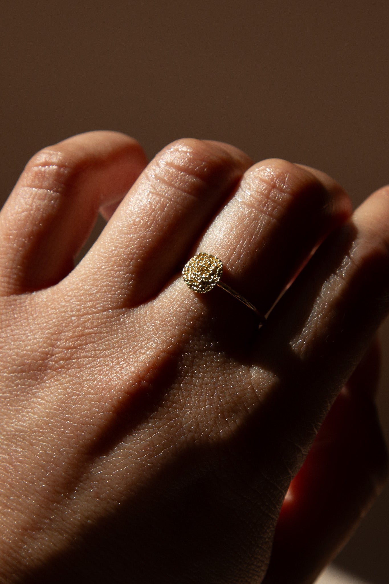 14K Cempasúchil Ring - Cadena Collective