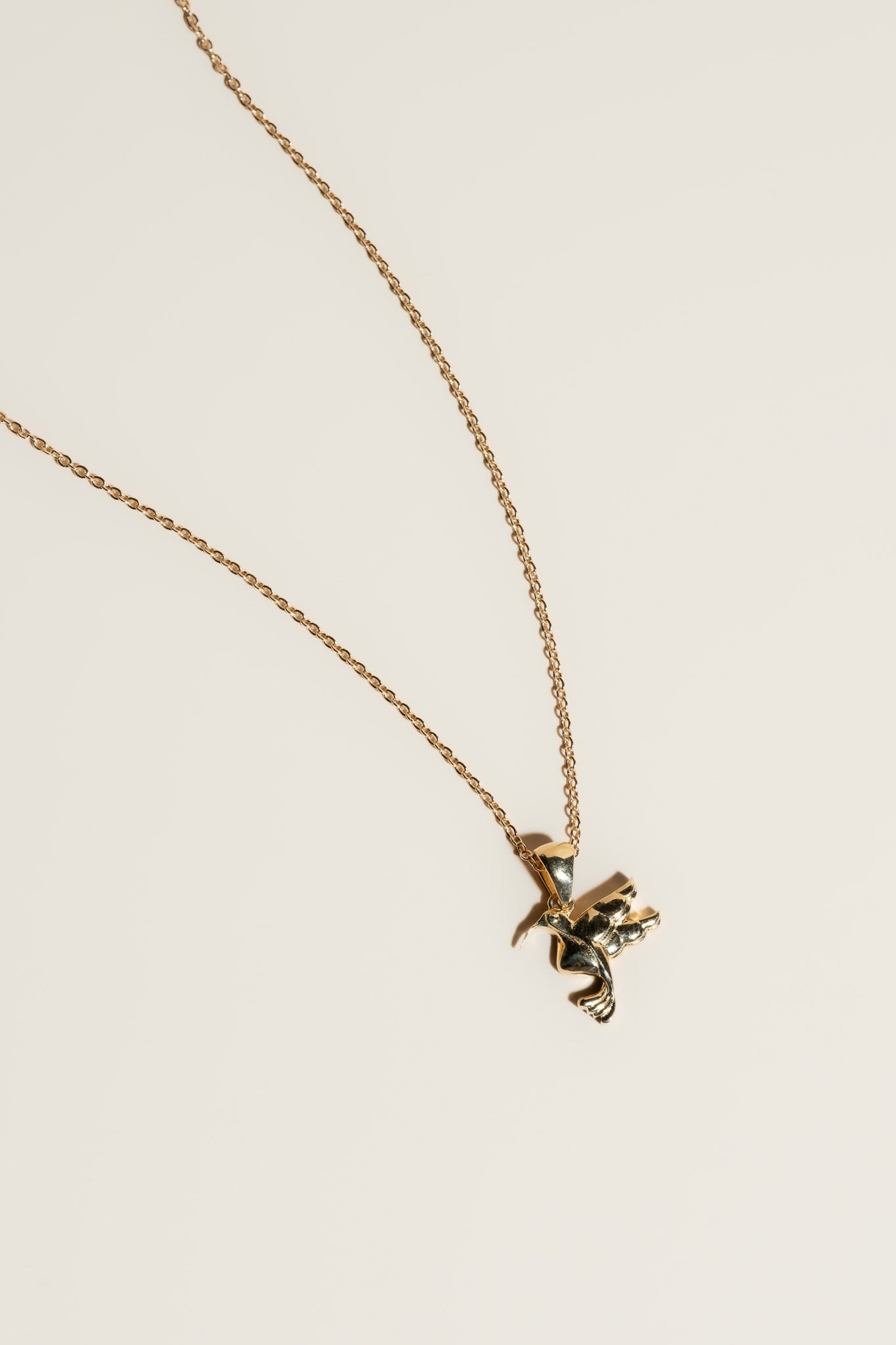 14K Colibrí Necklace - Cadena Collective