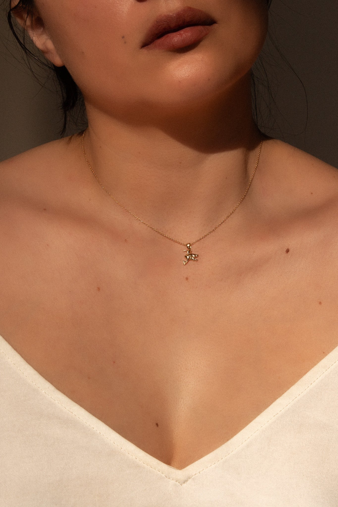 14K Colibrí Necklace - Cadena Collective