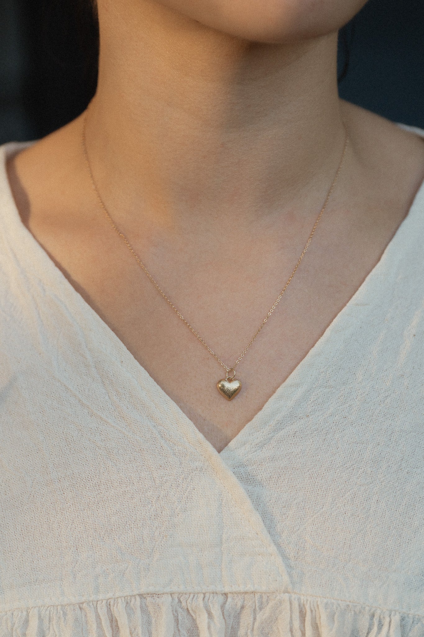 14K Corazon de Melon Necklace - Cadena Collective