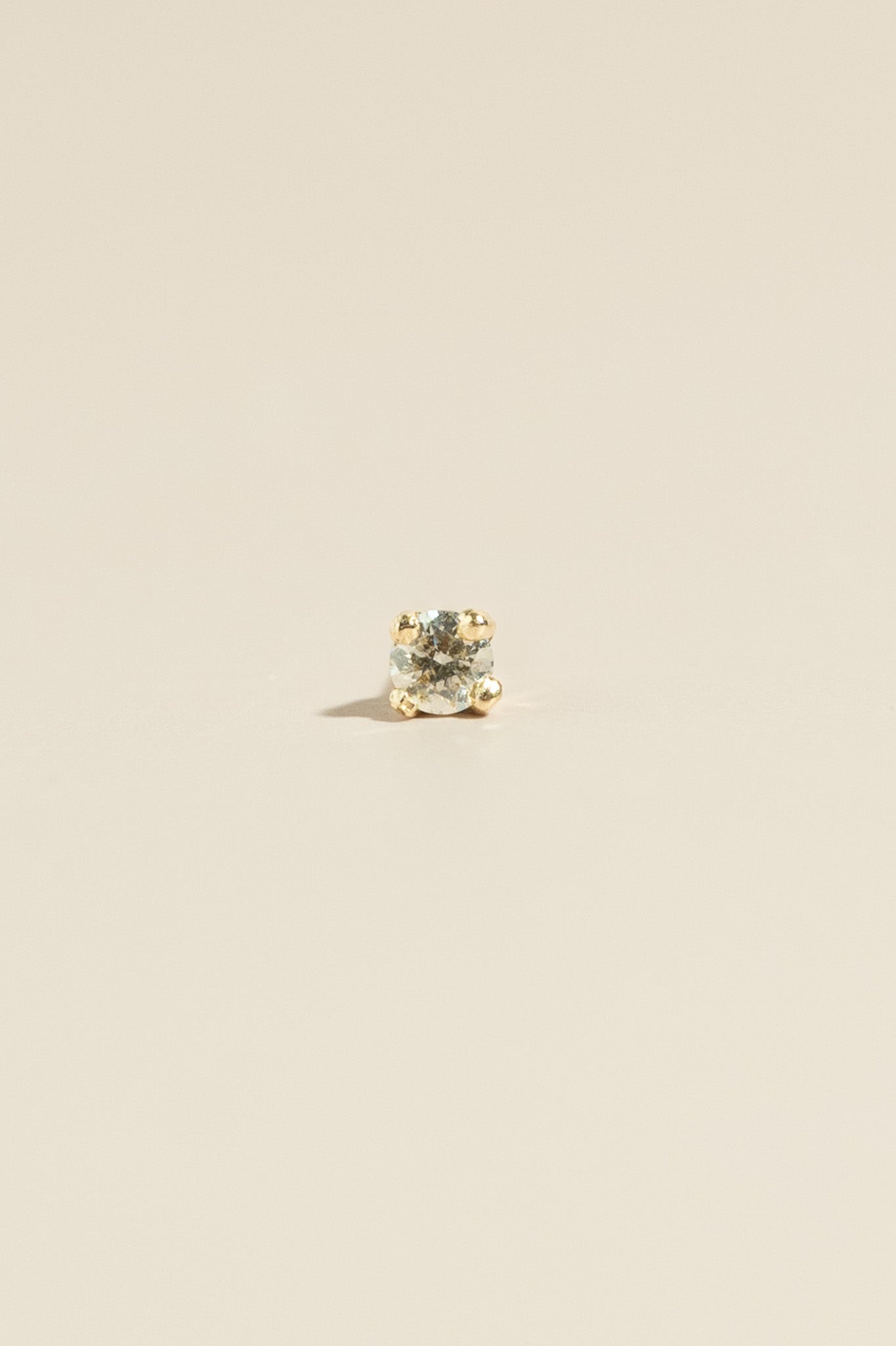 14K Diamond Stud - Cadena Collective
