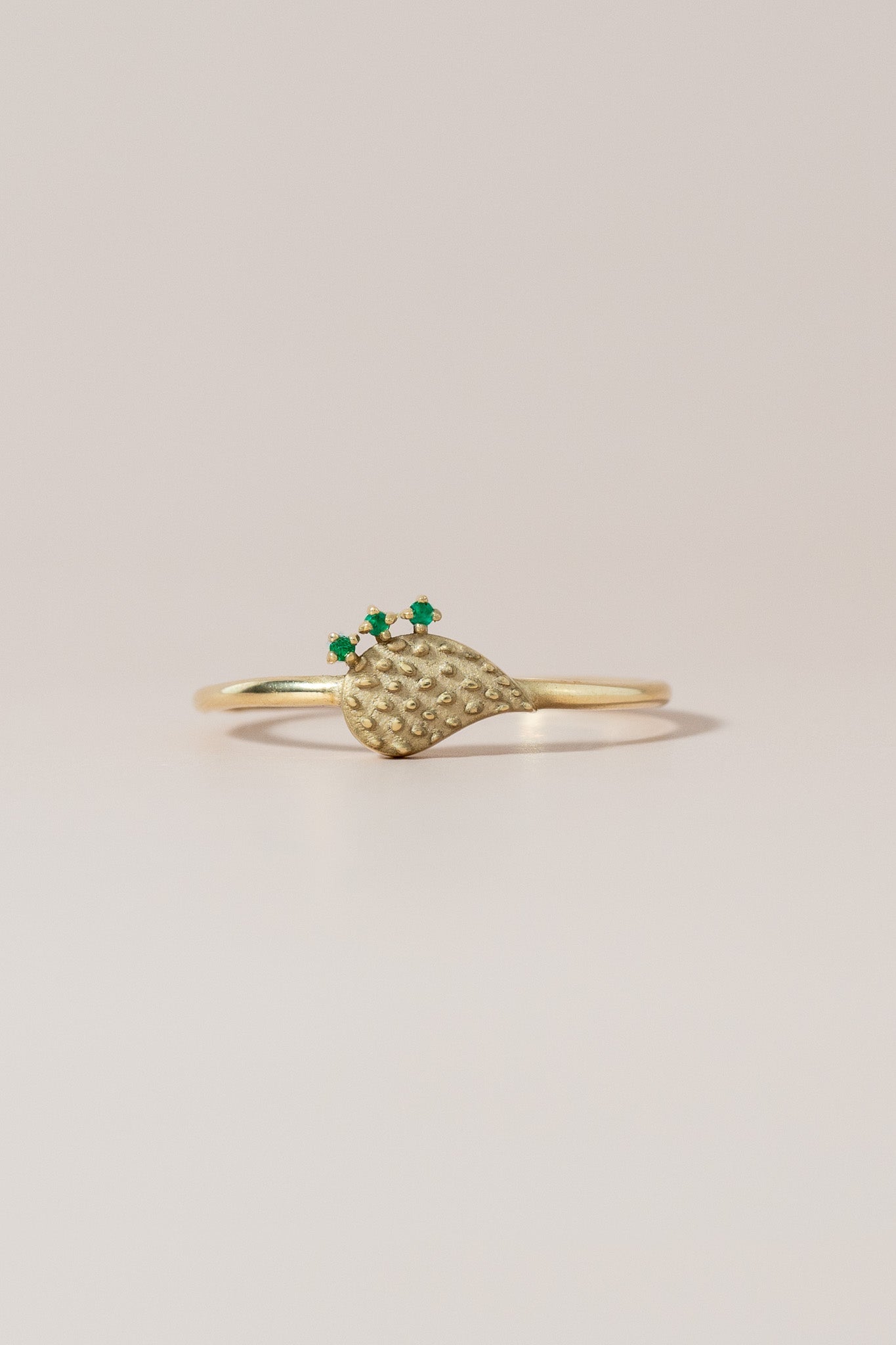 14K Emerald Nopalito Ring - Cadena Collective
