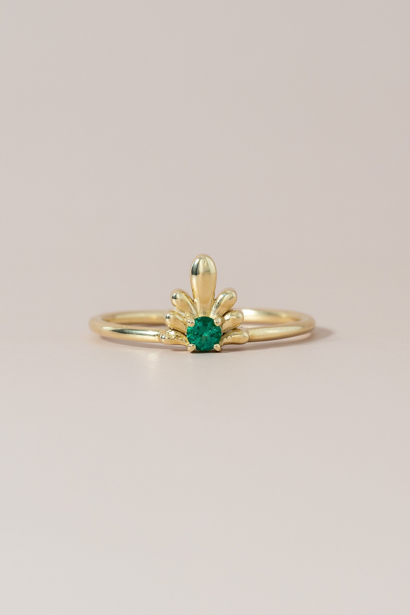14K Emerald Talavera Ring - Cadena Collective