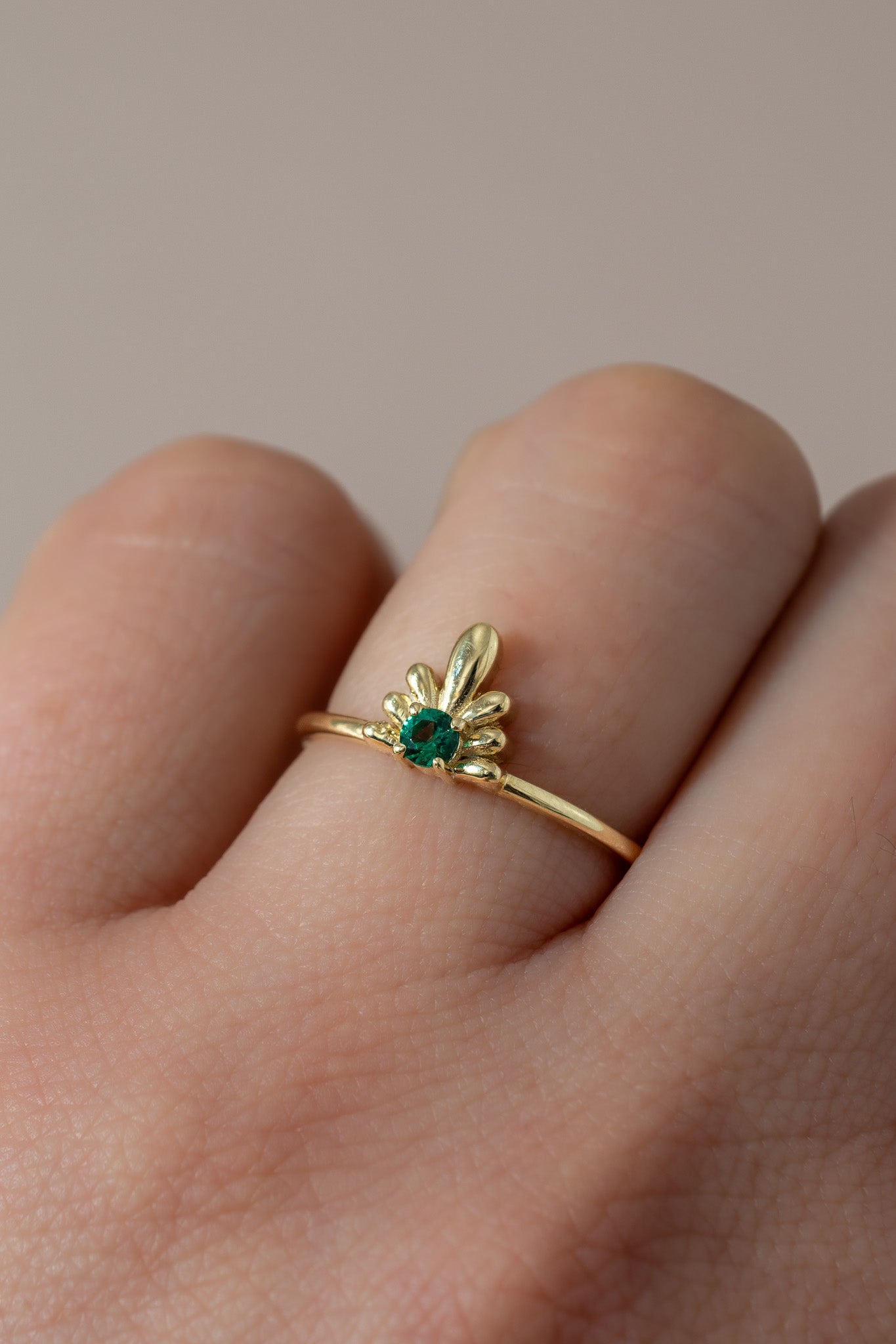 14K Emerald Talavera Ring - Cadena Collective