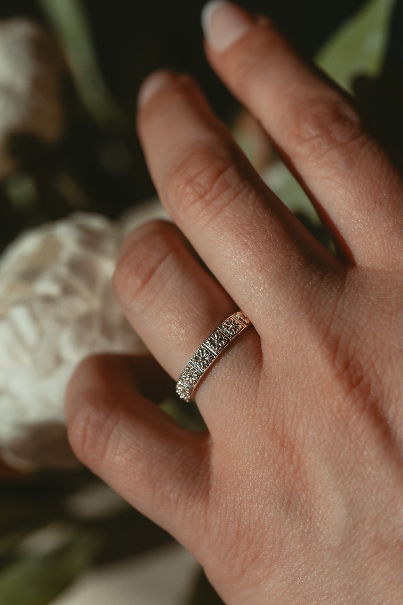 14K Flores Talavera Eternity Band - Cadena Collective