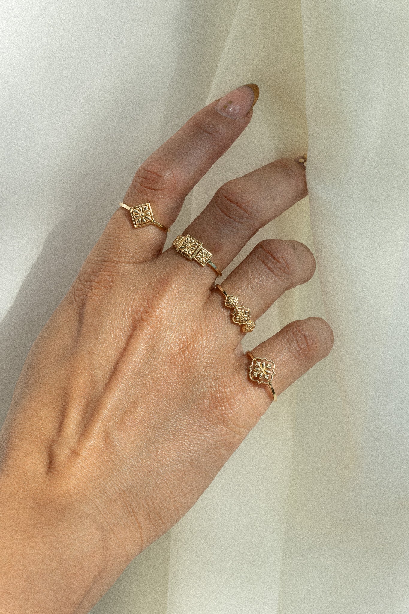 14K Flores Talavera Ring - Cadena Collective