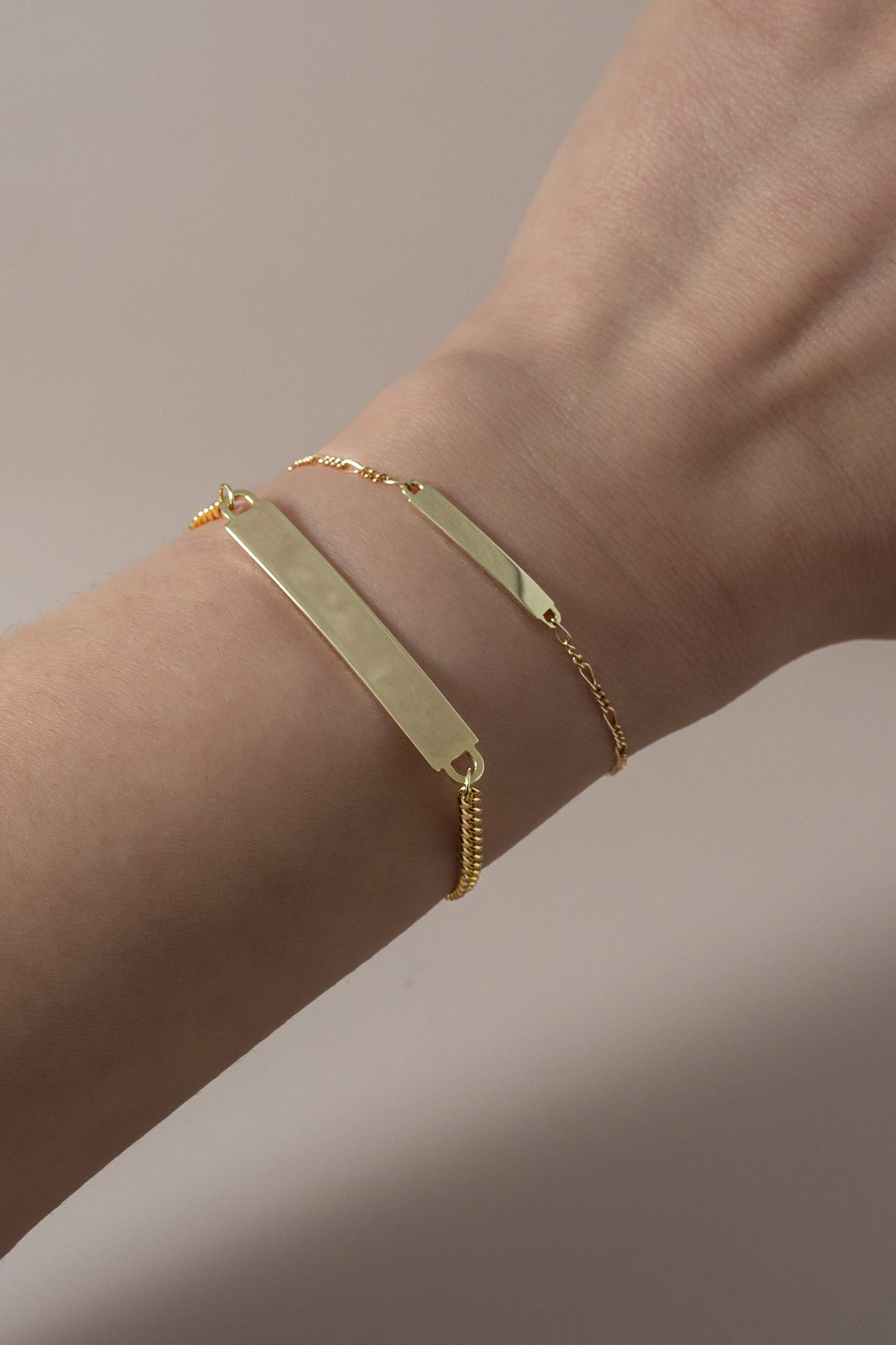 14K Large Bar Cuban Link Bracelet - Cadena Collective