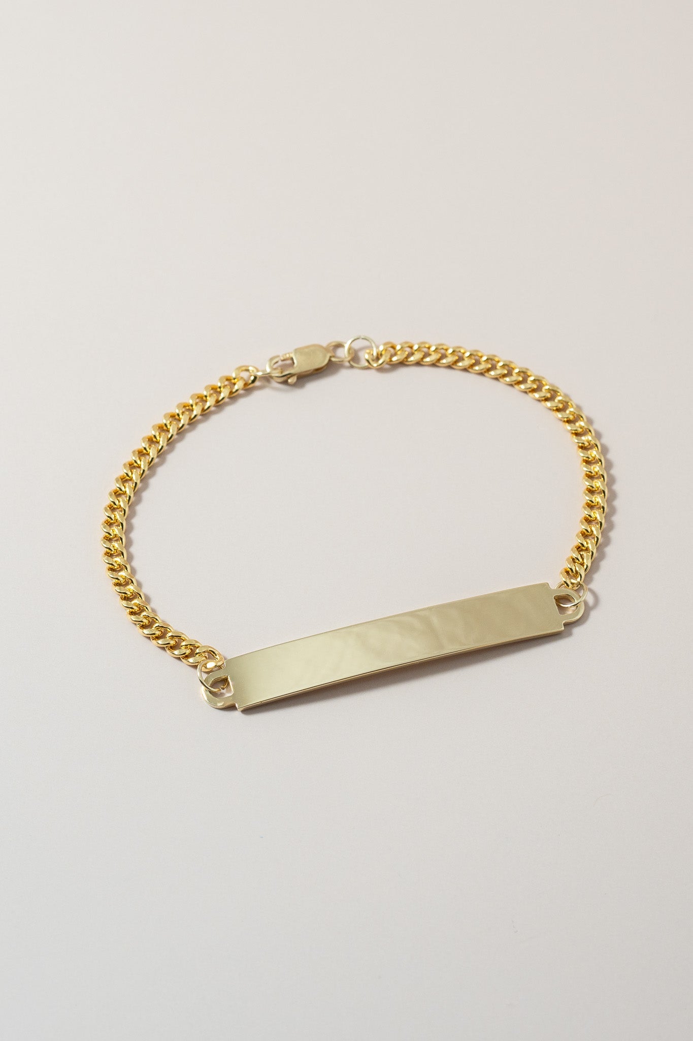14K Large Bar Cuban Link Bracelet - Cadena Collective