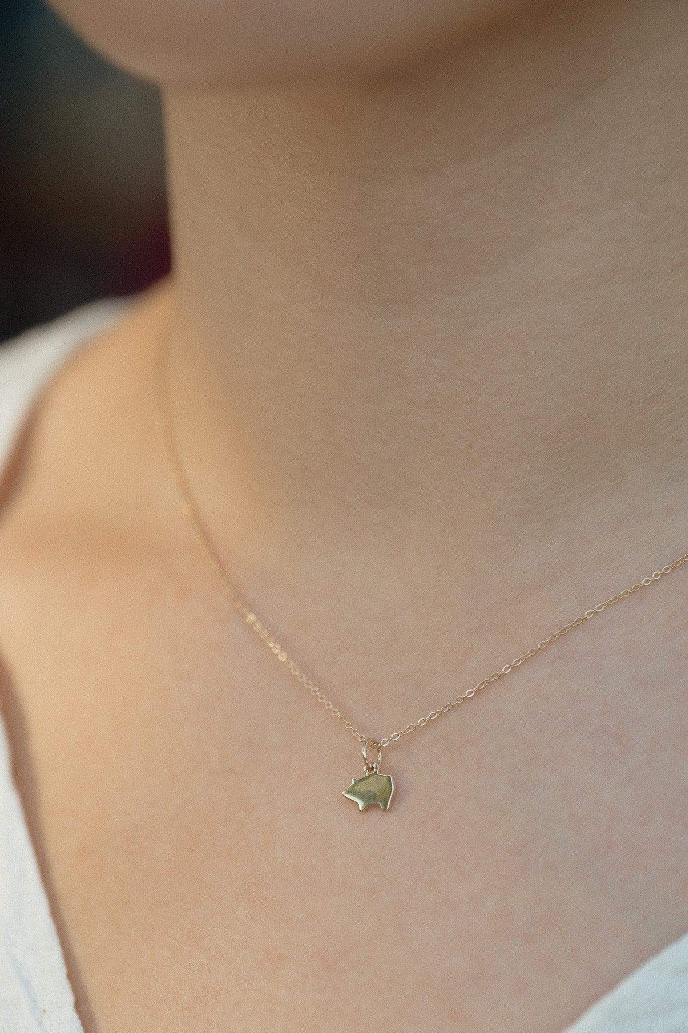 14K Marranito Necklace - Cadena Collective