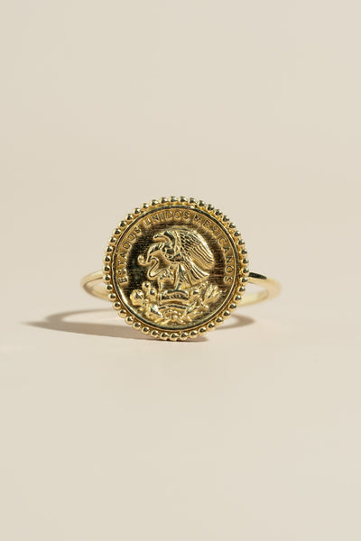 14K Solid Gold Mini Nopal Ring – Cadena Collective