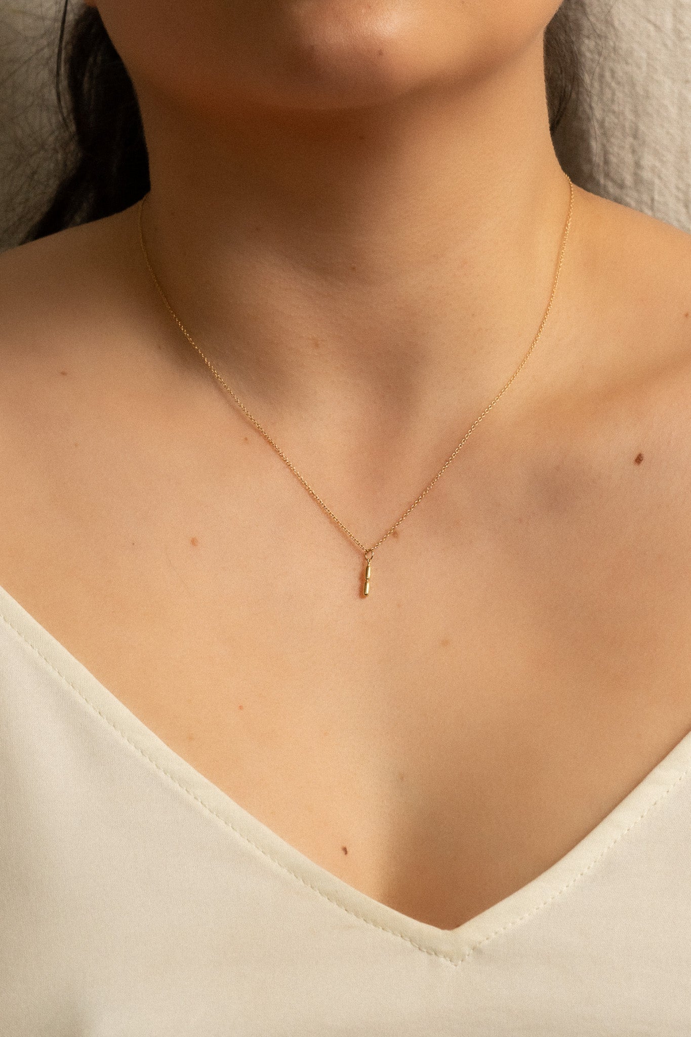 14K Mini Bolis Necklace - Cadena Collective
