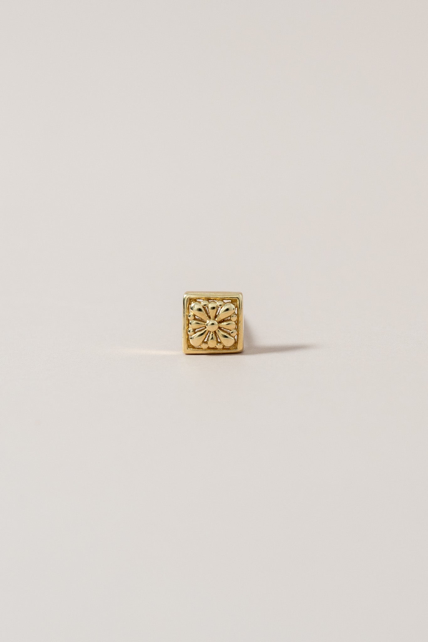 14K Mini Flores Talavera Stud - Cadena Collective