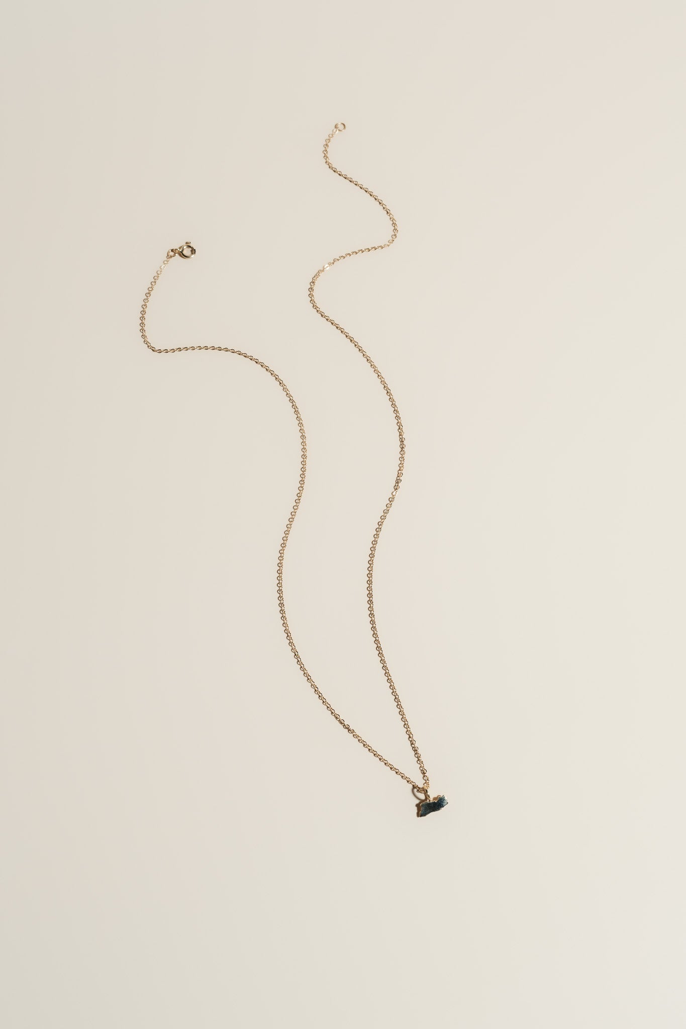 14K Mini Origin 'El Salvador' Necklace - Cadena Collective