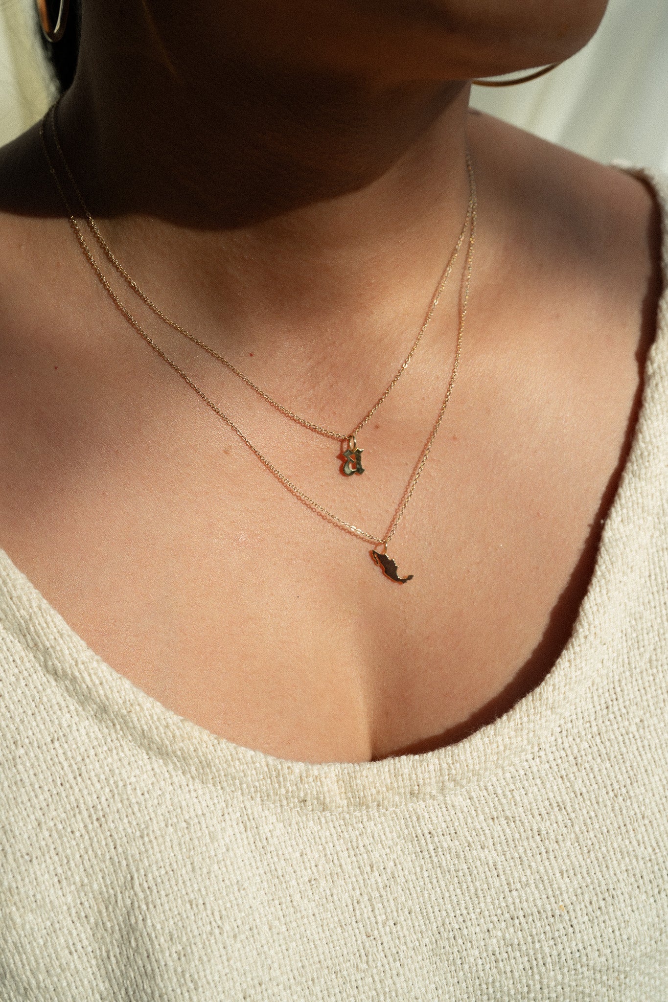 14K Mini Origin 'México' Necklace - Cadena Collective