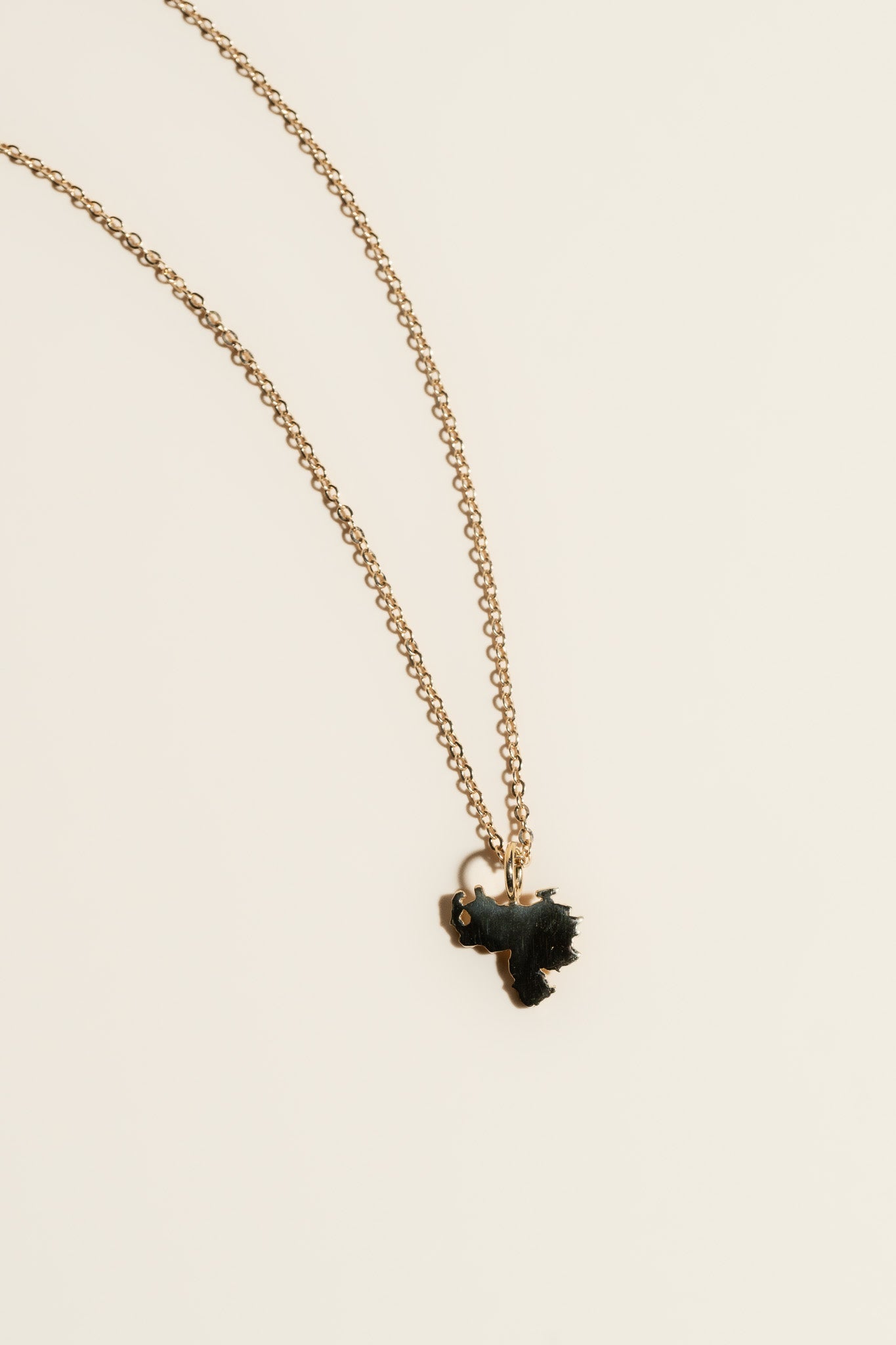 14K Mini Origin 'Venezuela' Necklace - Cadena Collective