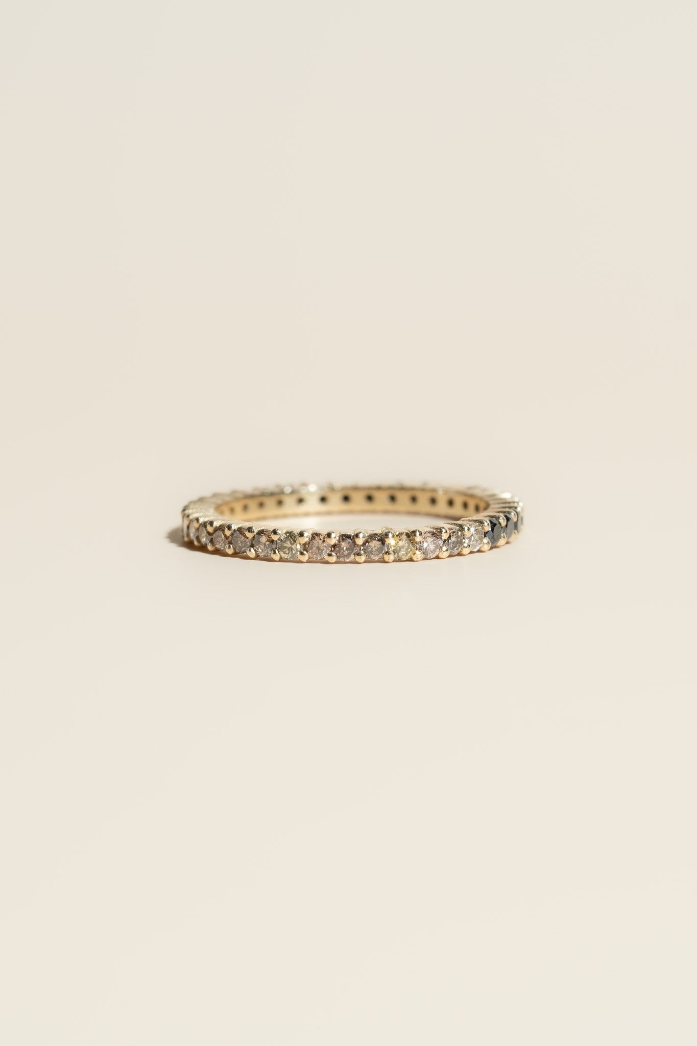 14K Ombré Diamond Eternity Band - Cadena Collective