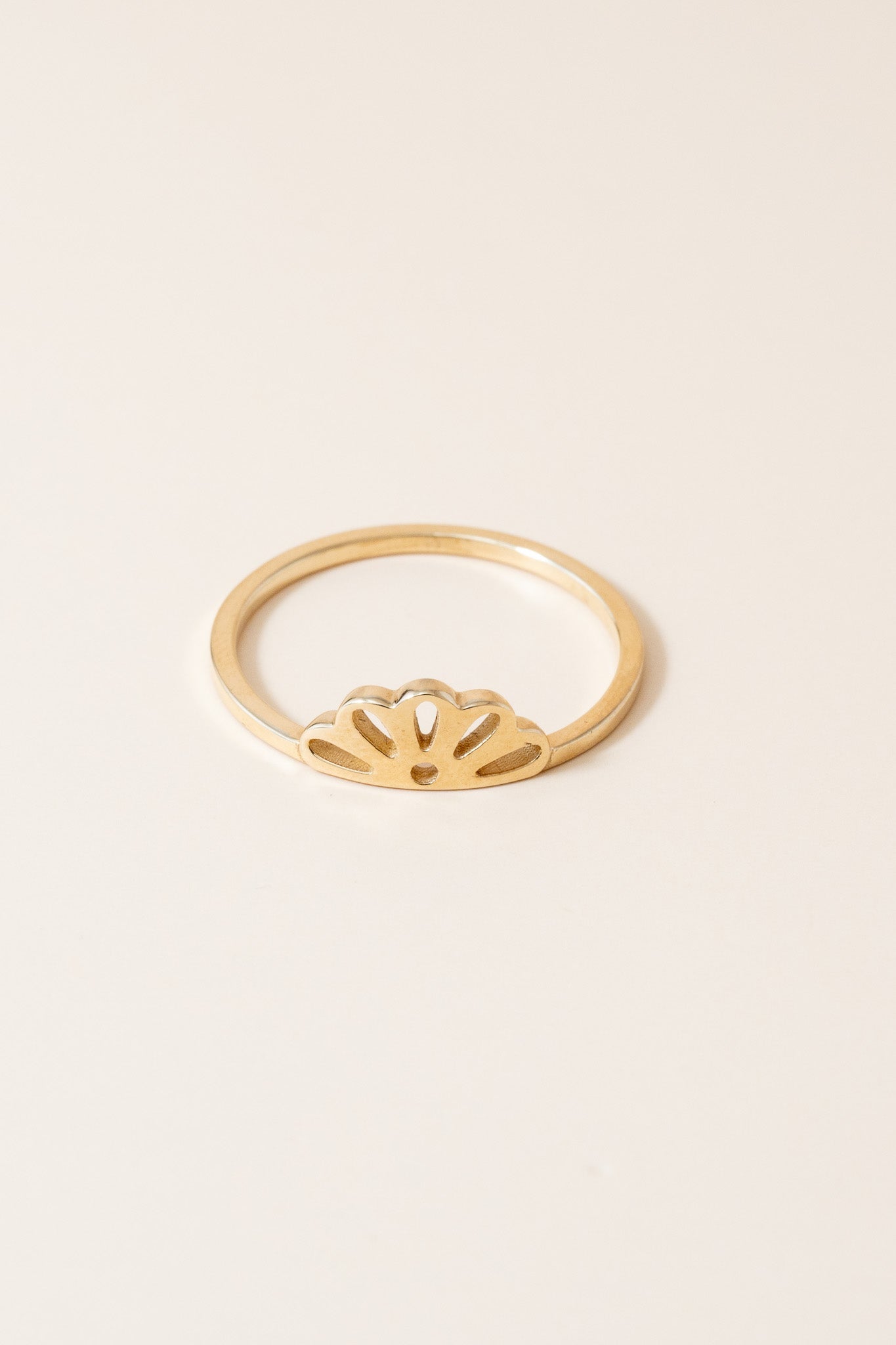 14K Papel Picado Flower Ring - Cadena Collective