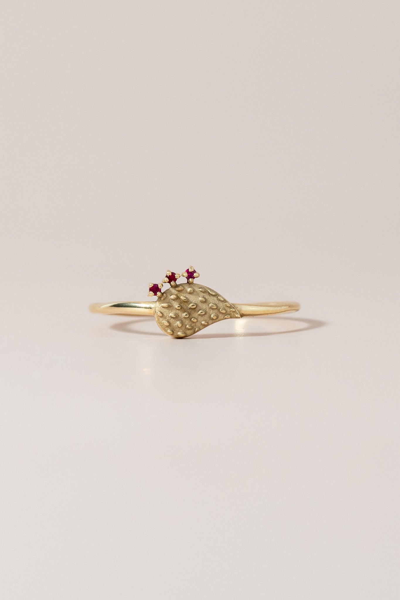 14K Ruby Nopalito Ring - Cadena Collective