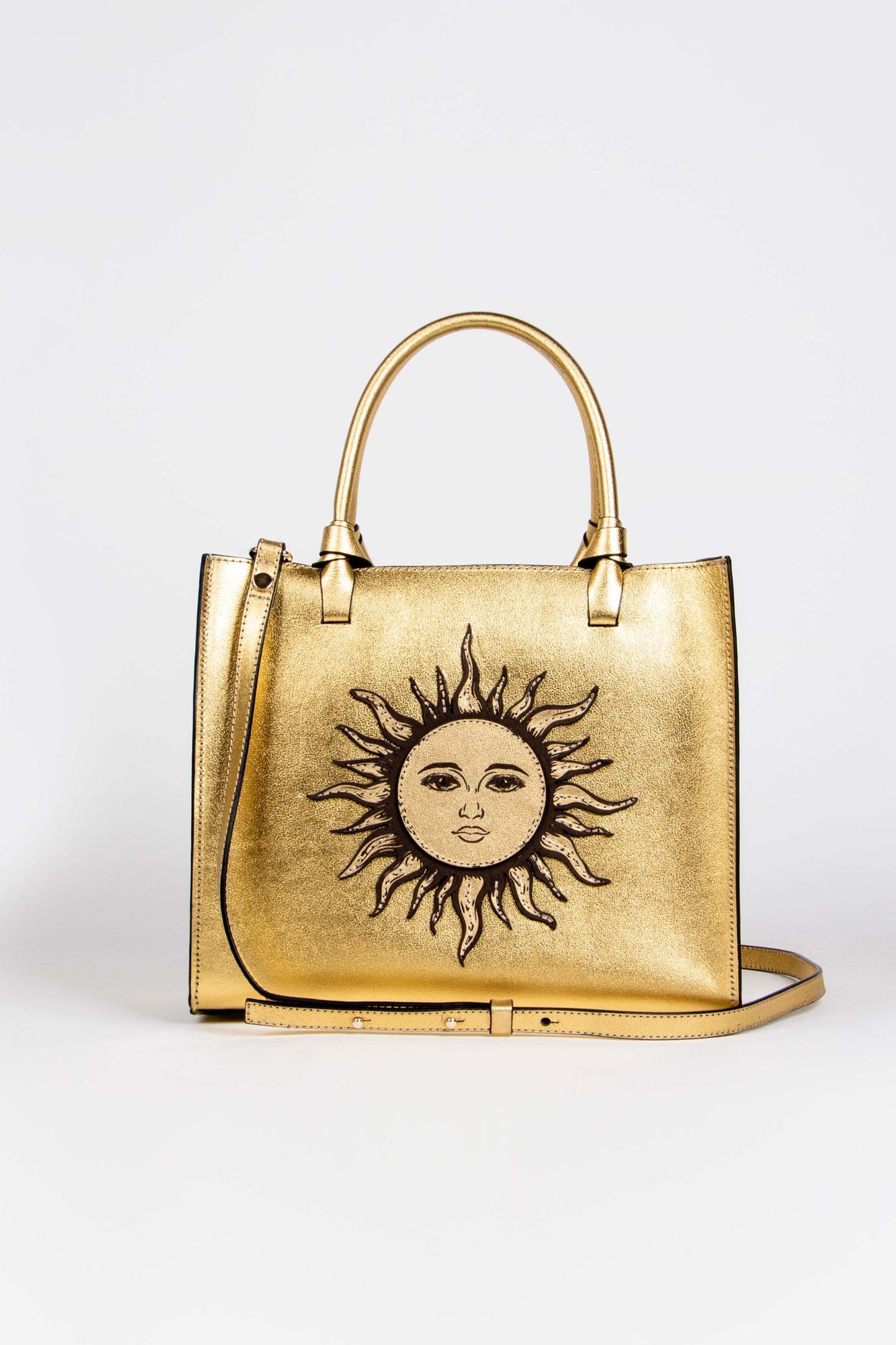 El Sol Mini Tote - Gold