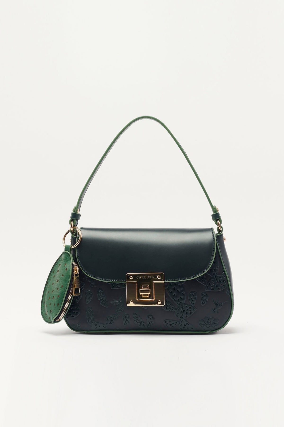 El Nopal Baguette Bag - Green