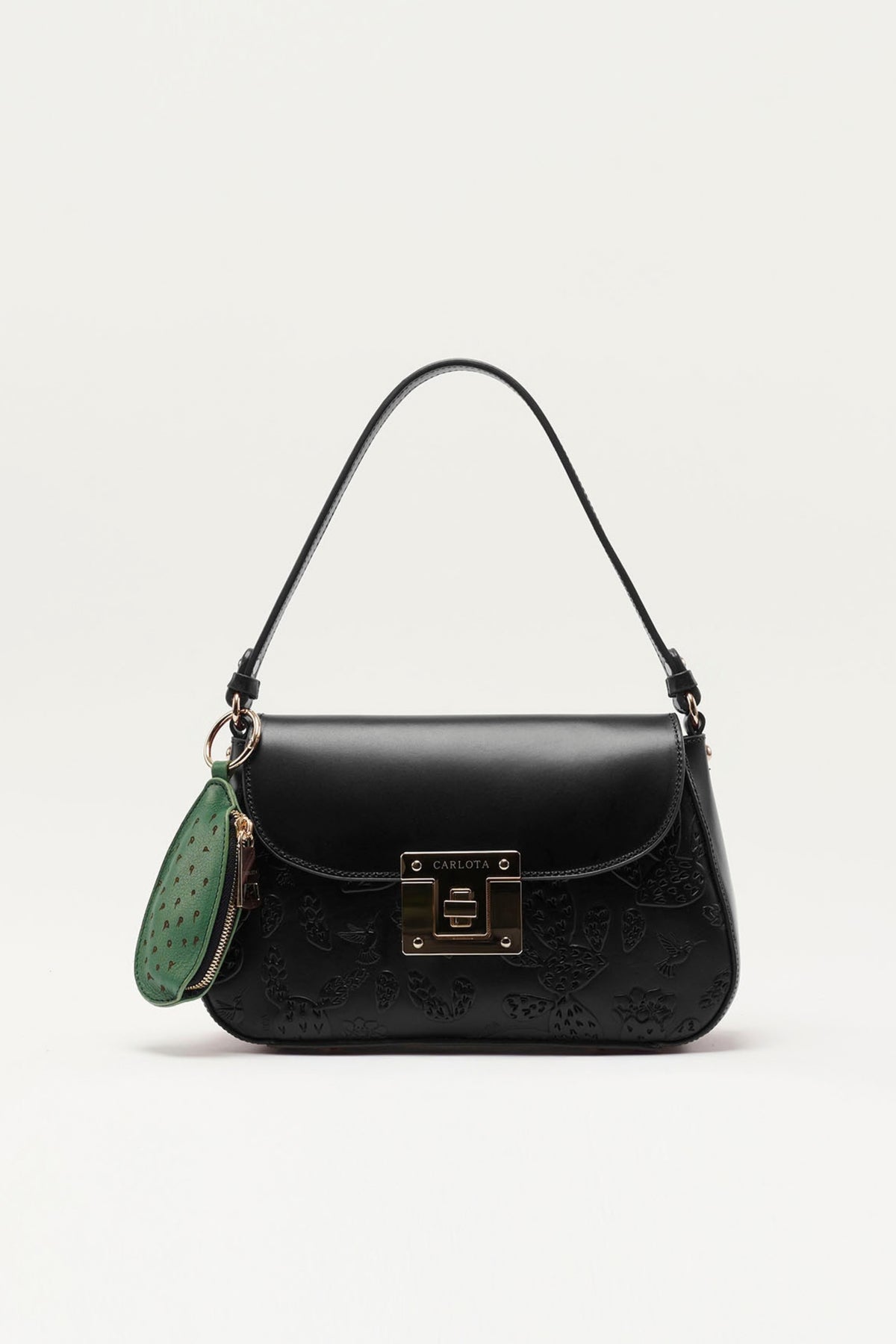 El Nopal Baguette Bag - Black