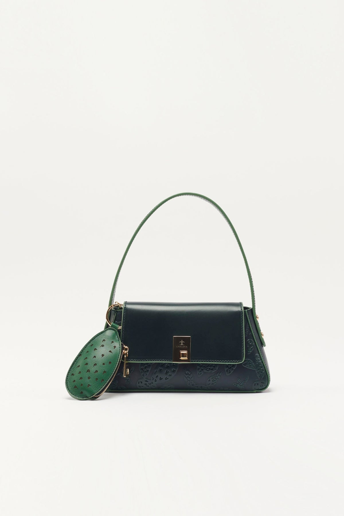 El Nopal Baby Baguette Bag - Green