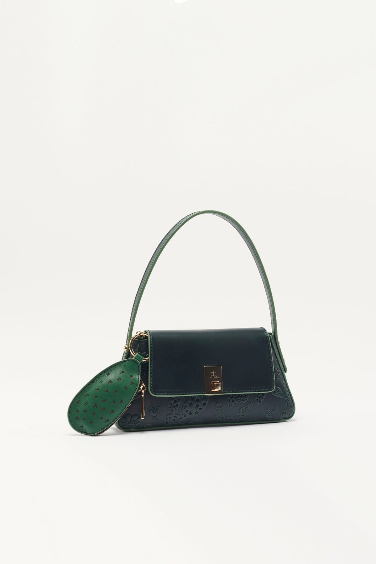 El Nopal Baby Baguette Bag - Green