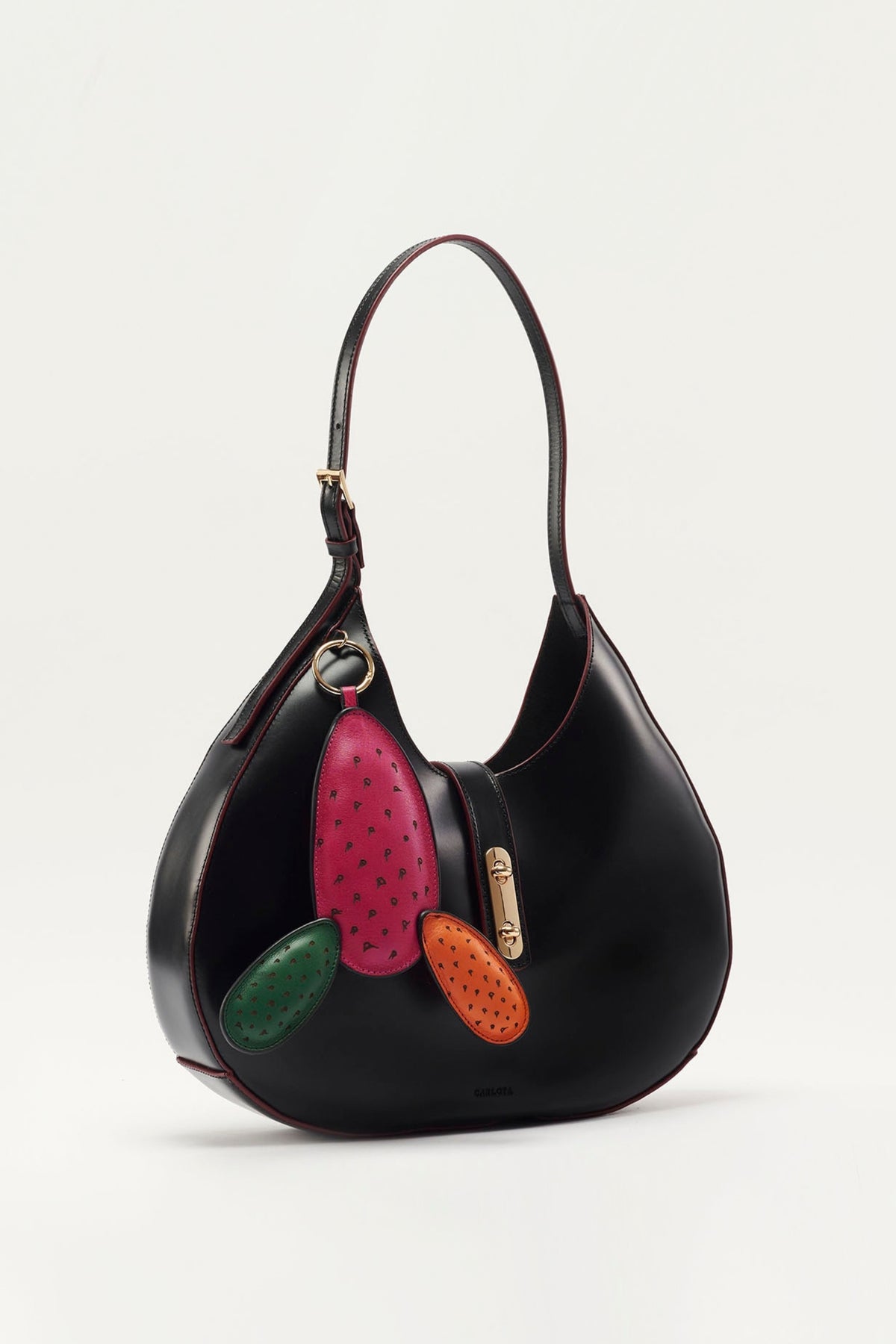 El Nopal Shoulder Bag - Black