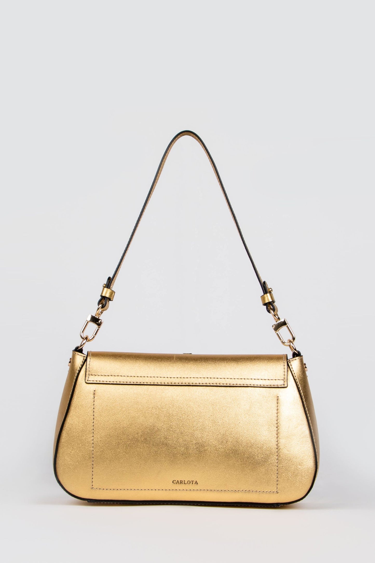 El Sol Baguette Bag - Gold