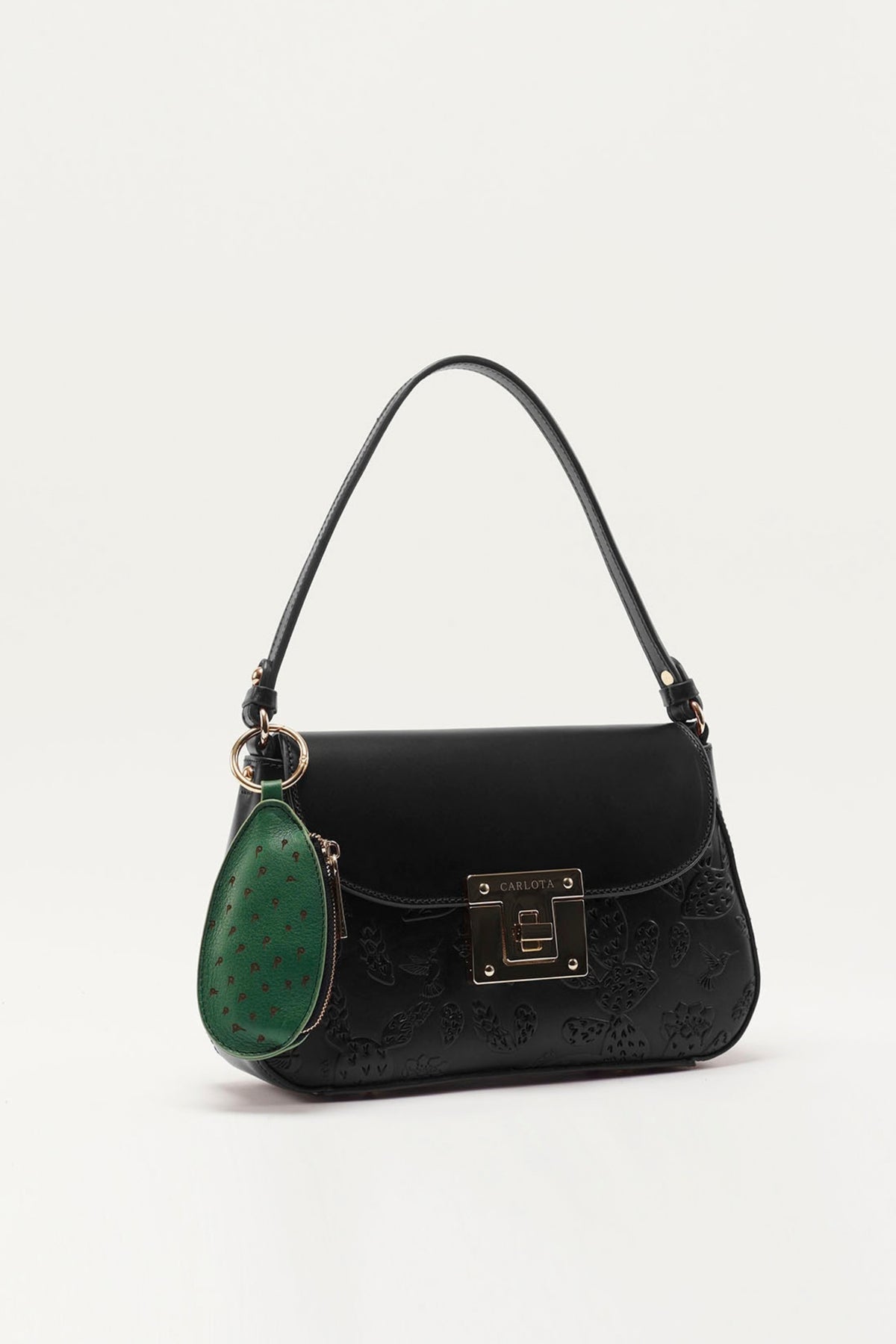 El Nopal Baguette Bag - Black