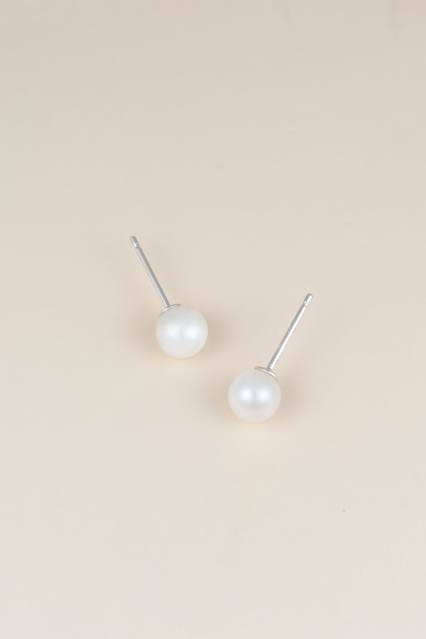 5mm Pearl Studs - Cadena Collective