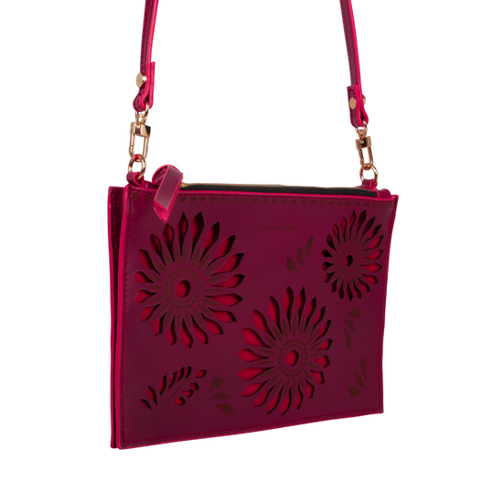 Load image into Gallery viewer, Barro Negro Double Crossbody - Orchid
