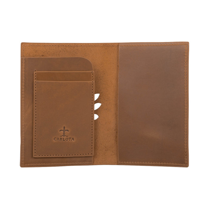 Barro Negro Passport Cover - Taupe