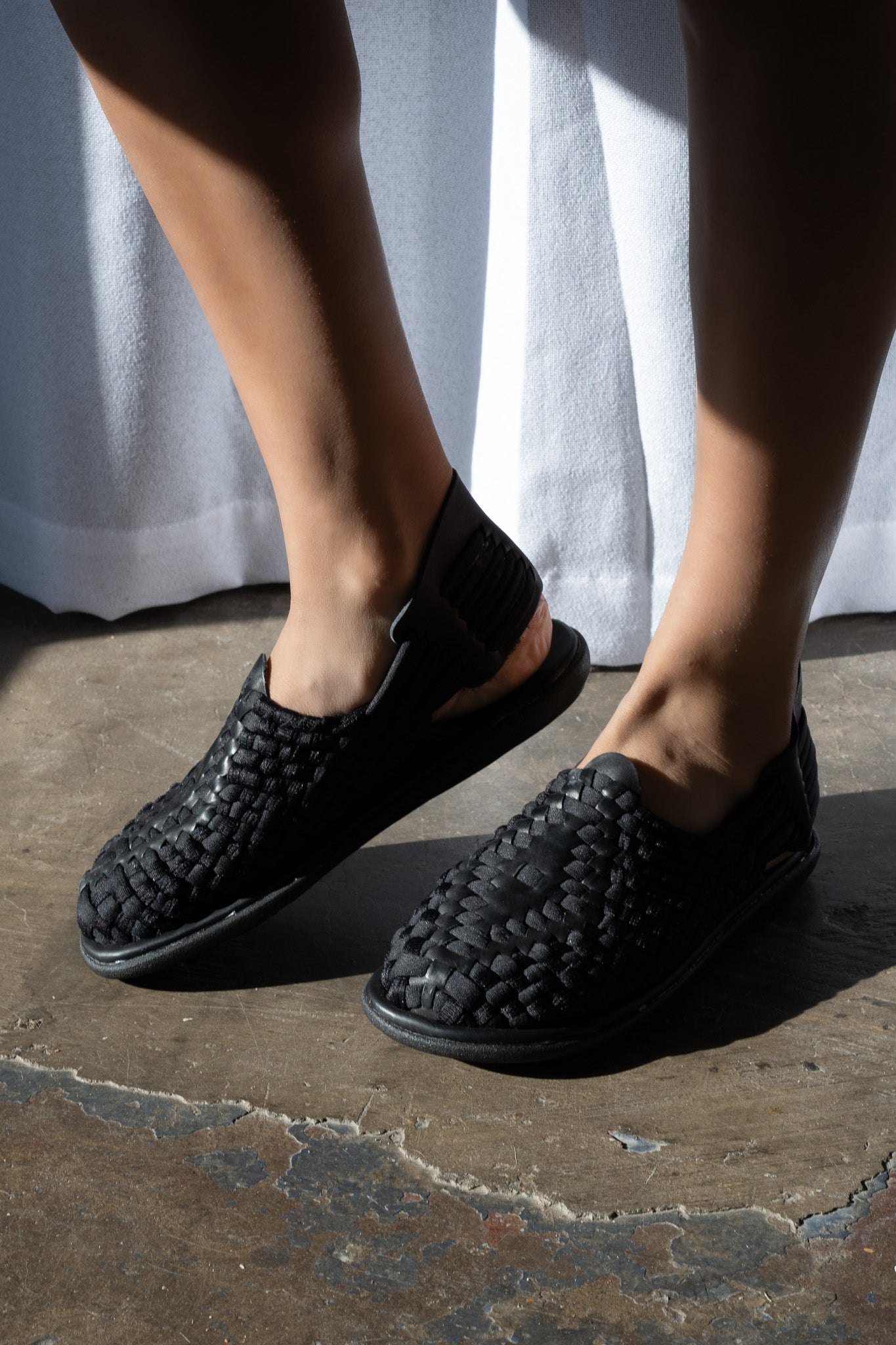 Mexican Huaraches All Black Huaraches Outfit Mens Mexican Laces