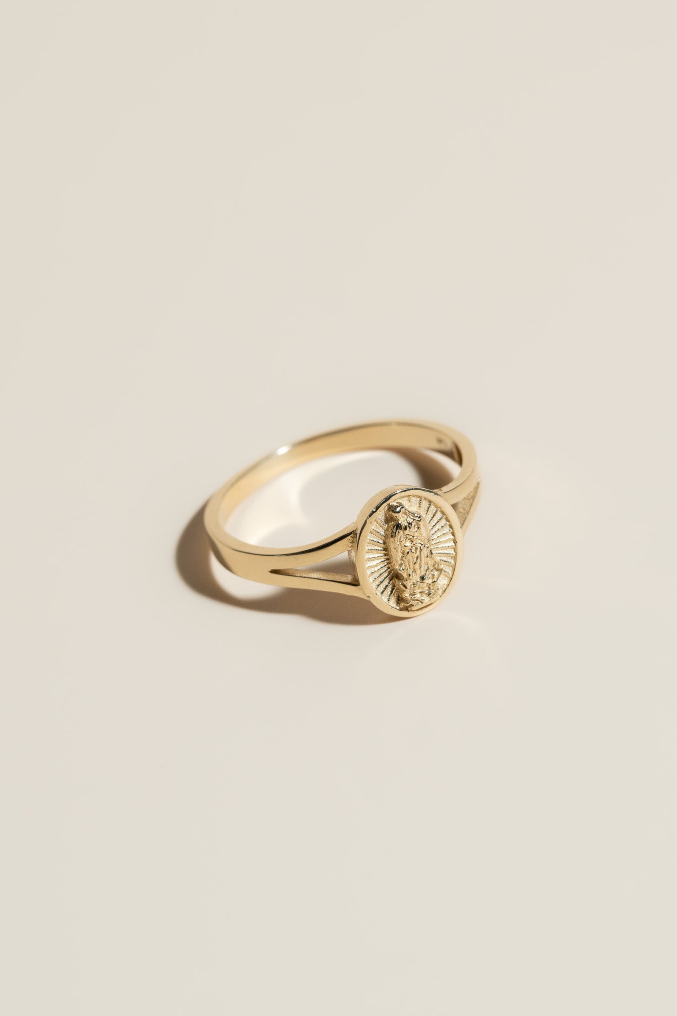 14K Mini Guadalupe Ring