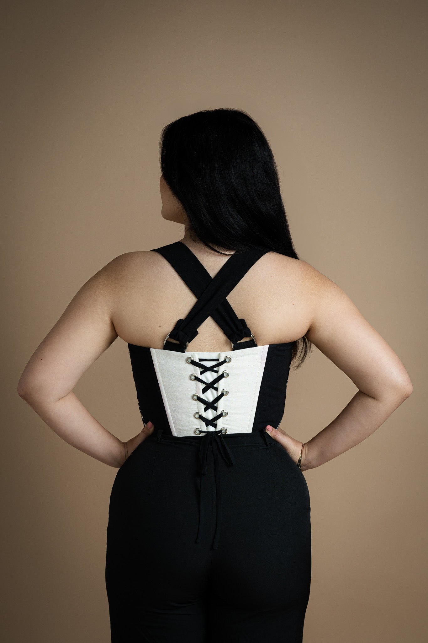 【Ameri】INDIA EMBROIDERY BUSTIER Buy Pour Moi Black Non Padded India Embroidery Underwired