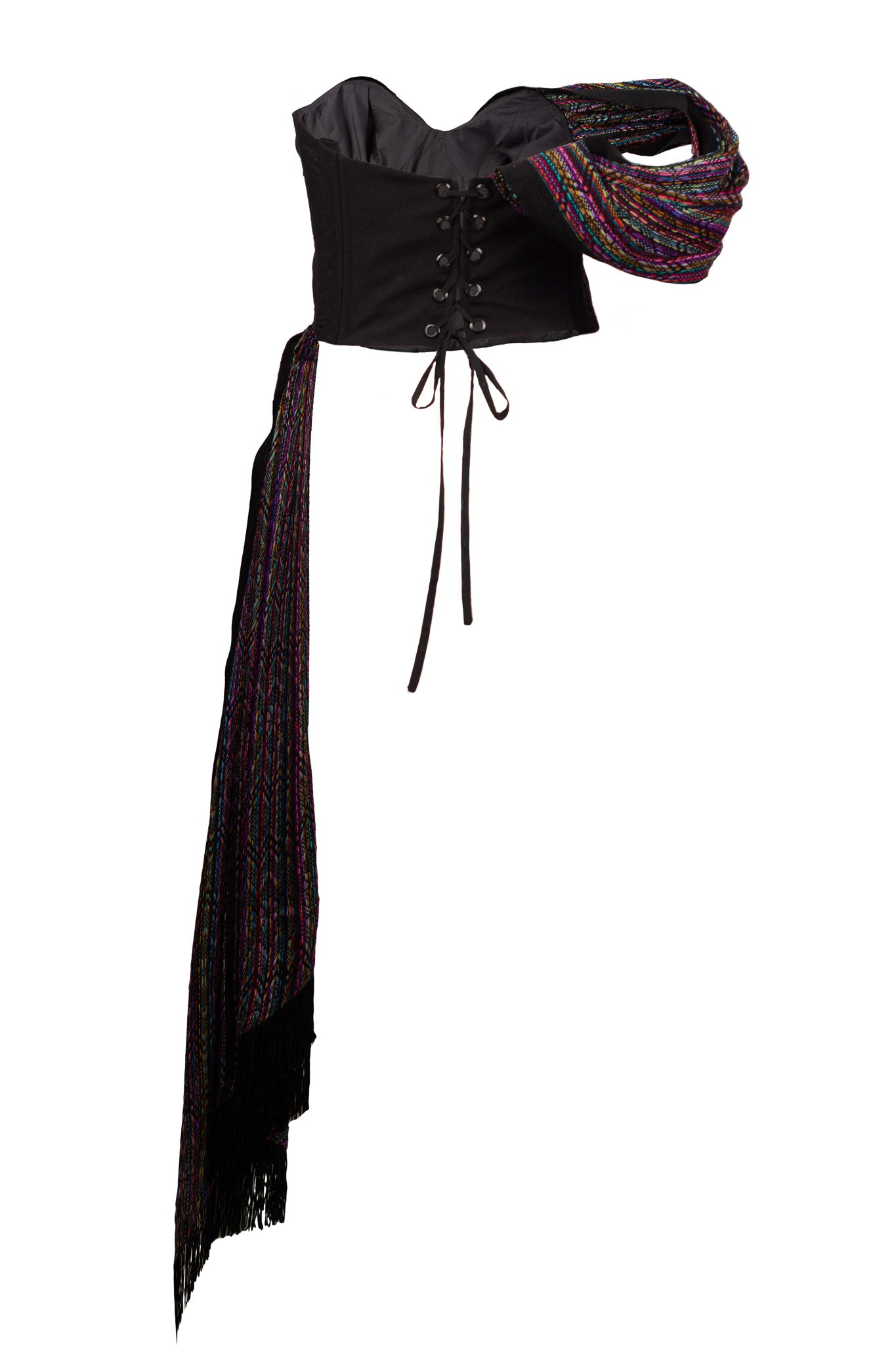 eaphi OPENWORK KNITTING BUSTIER ブラック OPENWORK KNITTING BUSTIER