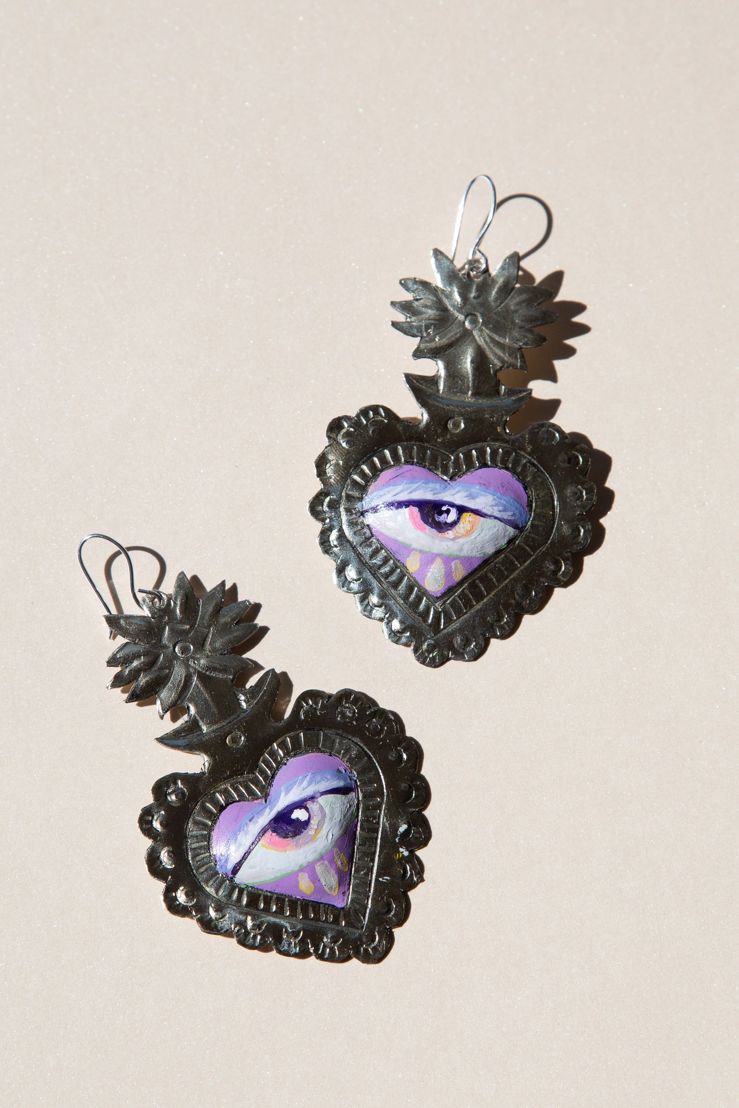 Ojo Silver Earrings