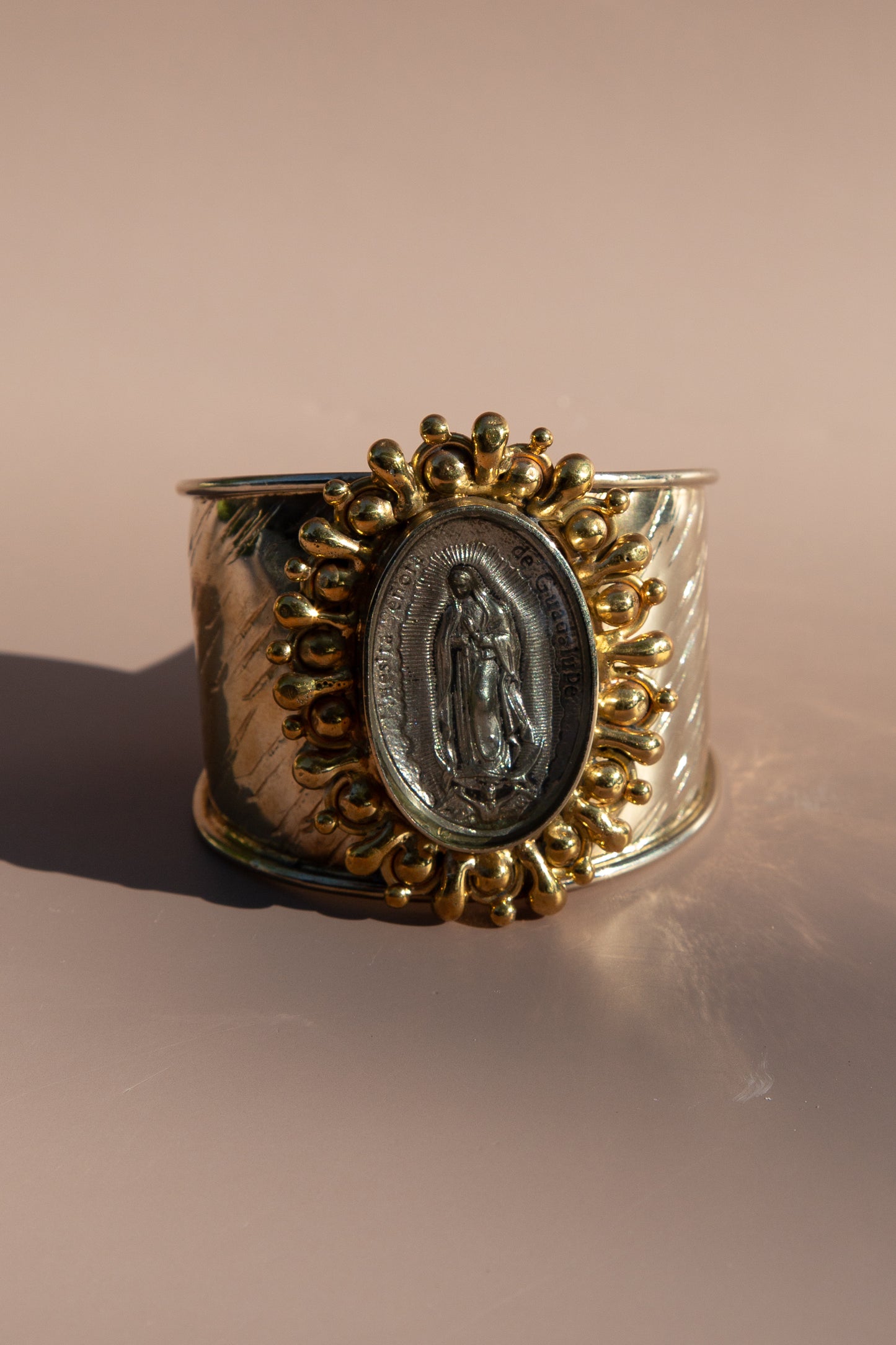Load image into Gallery viewer, Virgen de Guadalupe Cuff Bracelet
