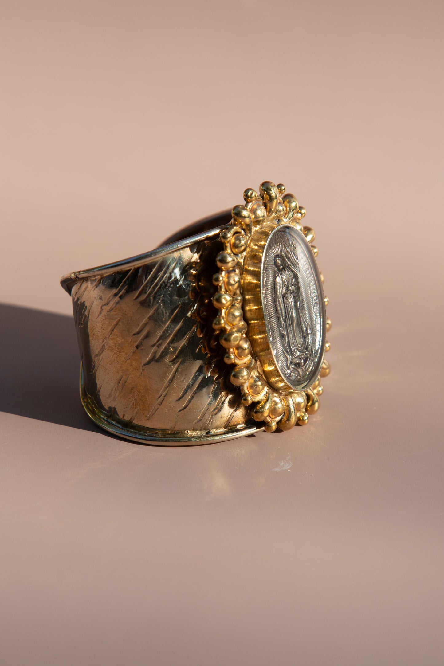 Virgen de Guadalupe Cuff Bracelet