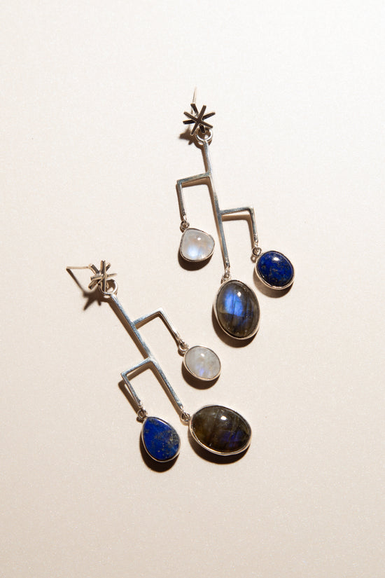 Trio Azul Mobile Earrings